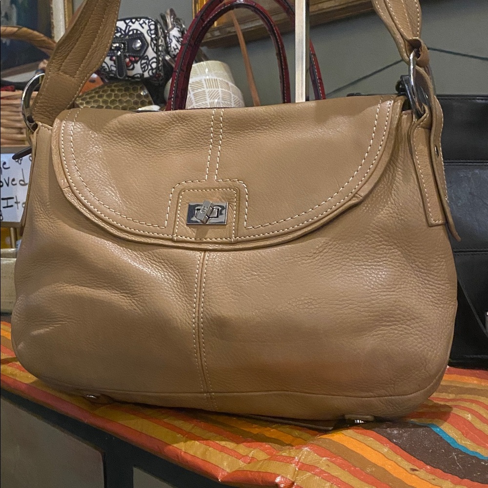 Etienne Aigner Carmel Soft Cow Leather Shoulder Arm Bag